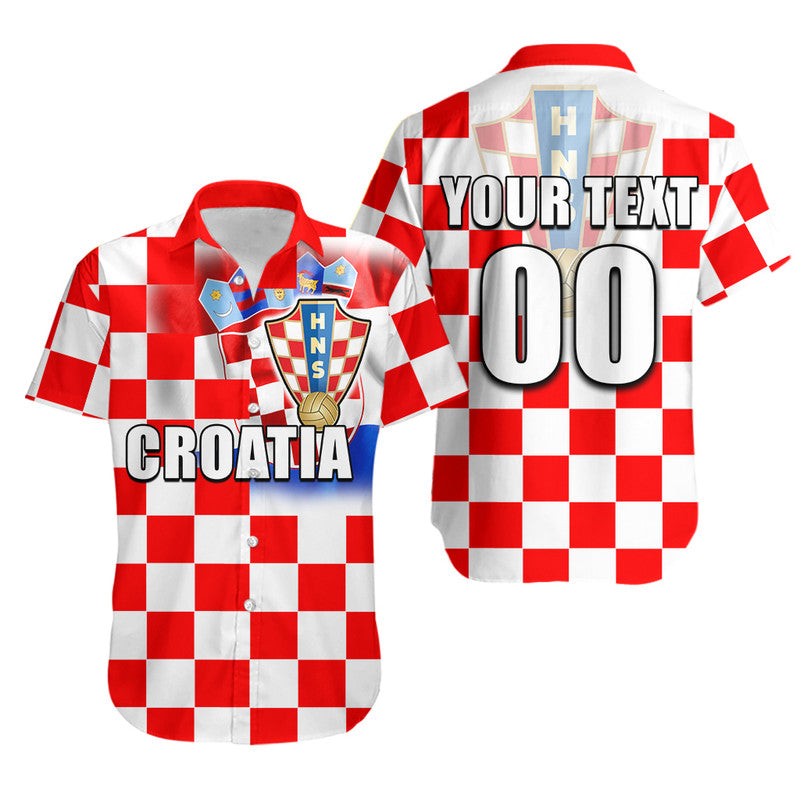(Custom Personalised And Number) Croatia Soccer- Champions In My Heart Hawaiian Shirt LT6 - Wonder Print Shop