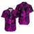 Polynesian Matching Hawaiian Outfits For Couples Hawaii Angry Shark Polynesian Dress and Hawaiian Shirt Unique Style - Pink LT8 - Wonder Print Shop
