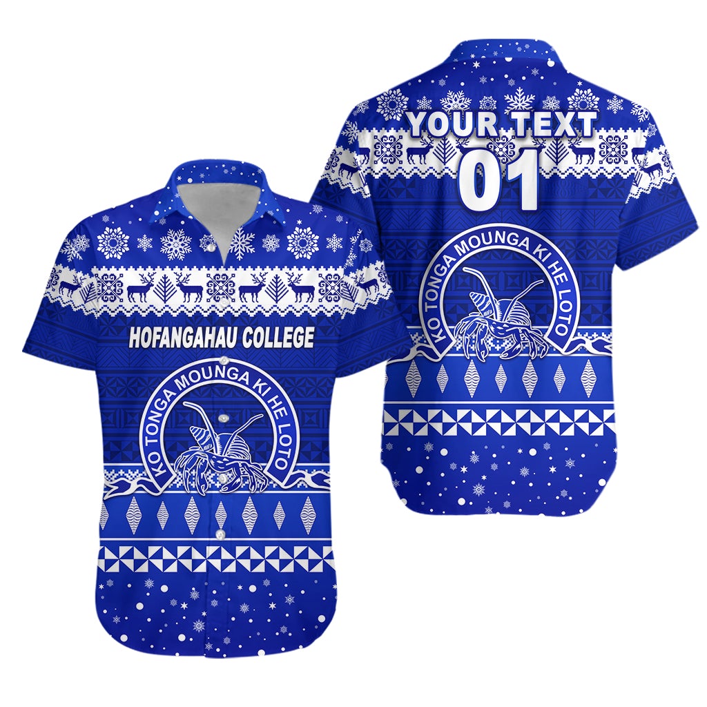 (Custom Personalised) Hofangahau College Christmas Hawaiian Shirt Simple Style LT8 - Wonder Print Shop