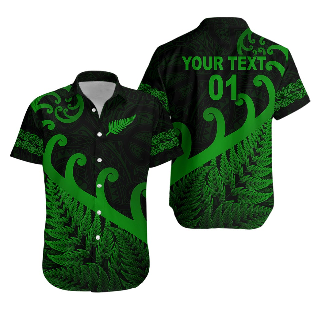 custom-personalised-new-zealand-rugby-maori-hawaiian-shirt-silver-fern-koru-vibes-green