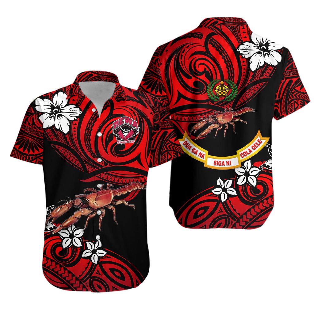 Fiji Rewa Rugby Union Hawaiian Shirt Unique Vibes - Red LT8 - Wonder Print Shop