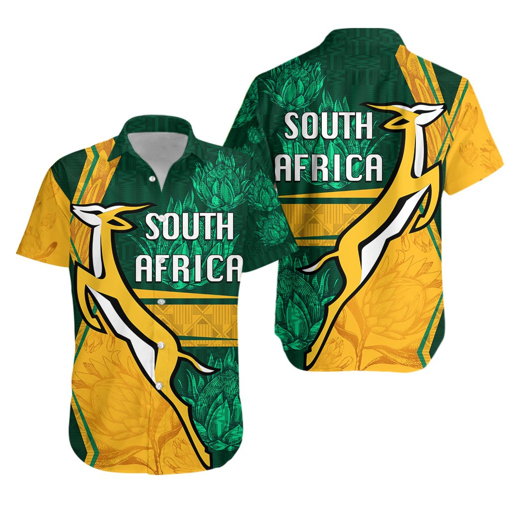 South Africa Hawaiian Shirt Springboks Rugby Be Fancy - Wonder Print Shop
