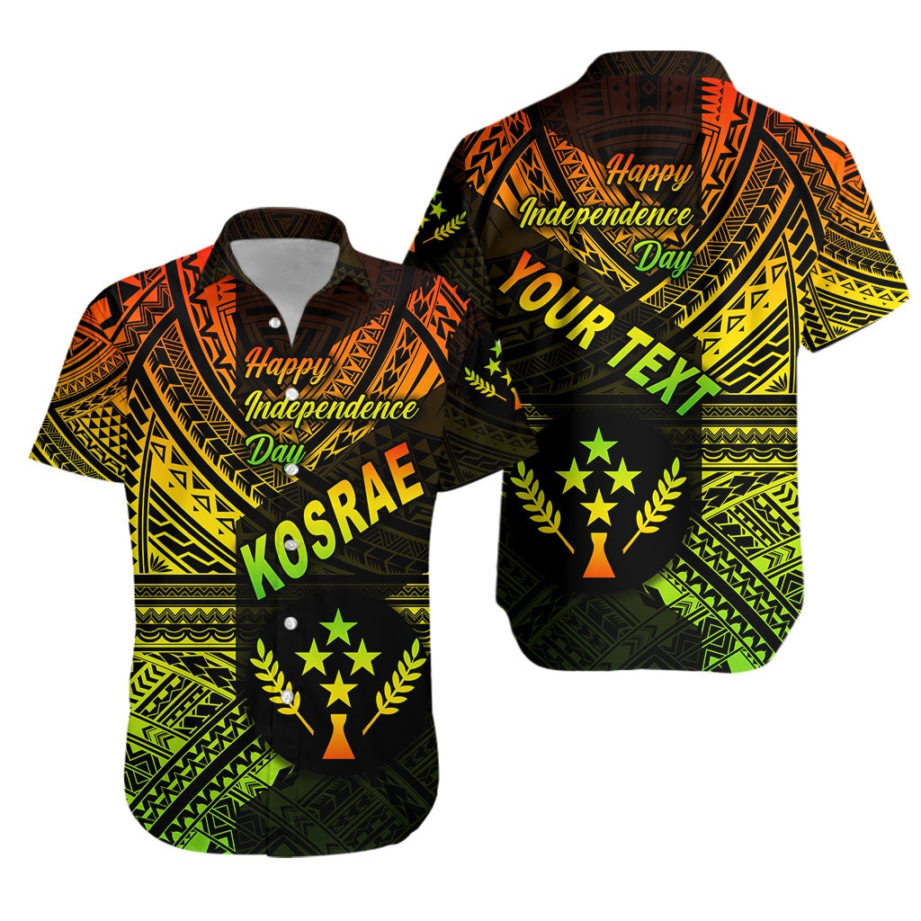 (Custom Personalised) FSM Kosrae Hawaiian Shirt Happy Independence Day Original Vibes - Reggae LT8 - Wonder Print Shop