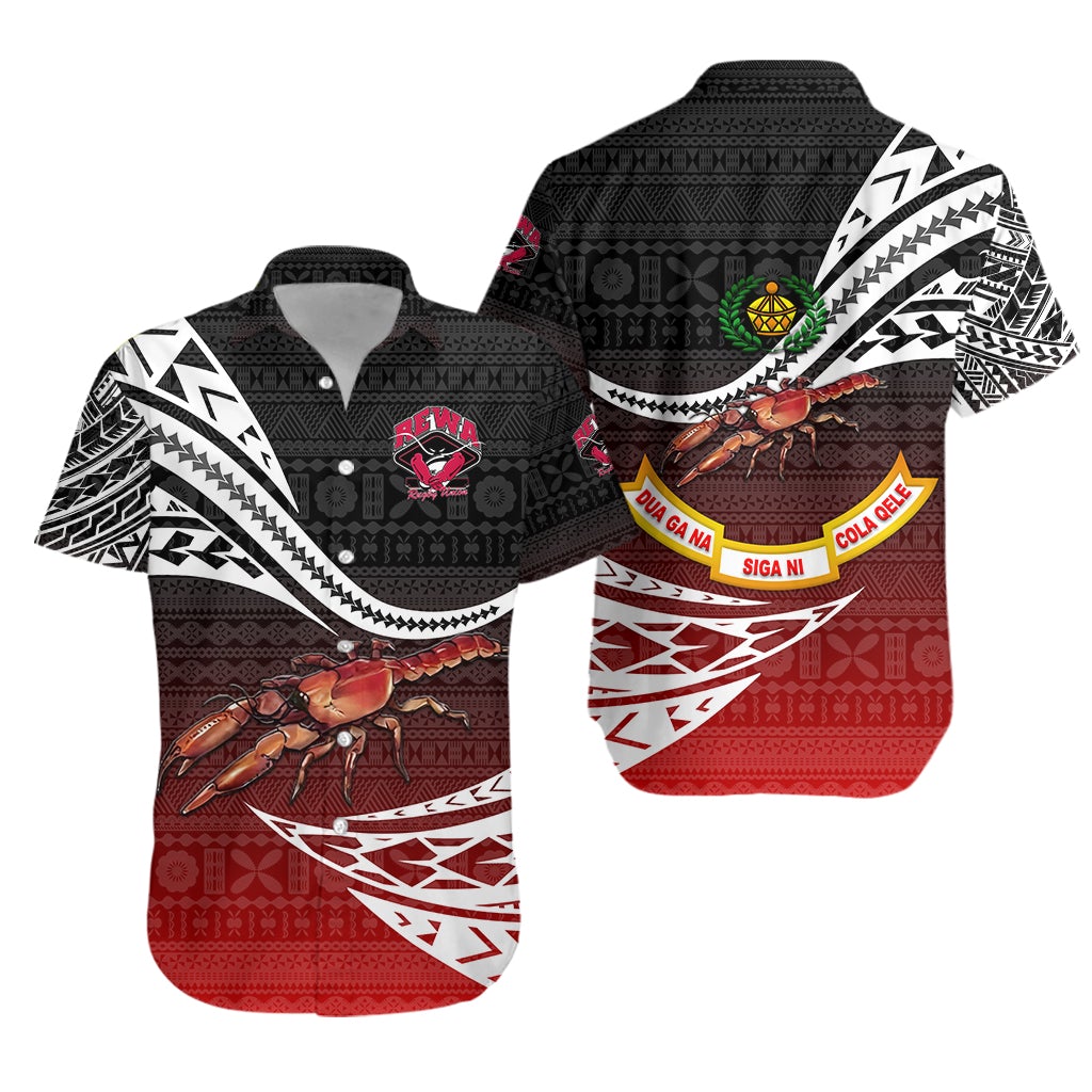 Fiji Rewa Rugby Union Hawaiian Shirt Unique Version - Red LT8 - Wonder Print Shop