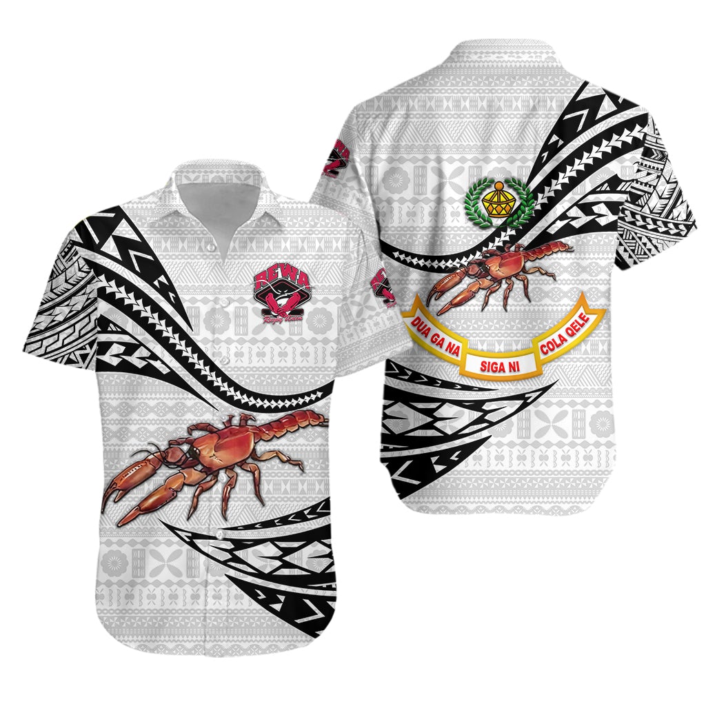 Fiji Rewa Rugby Union Hawaiian Shirt Unique Version - White LT8 - Wonder Print Shop