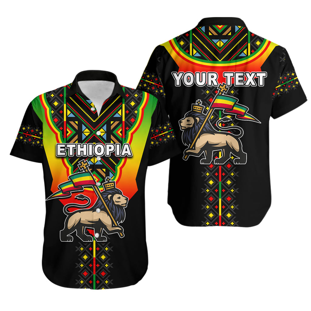 (Custom Personalised) Ethiopia Hawaiian Shirt Reggae Style No.2 LT6 - Wonder Print Shop