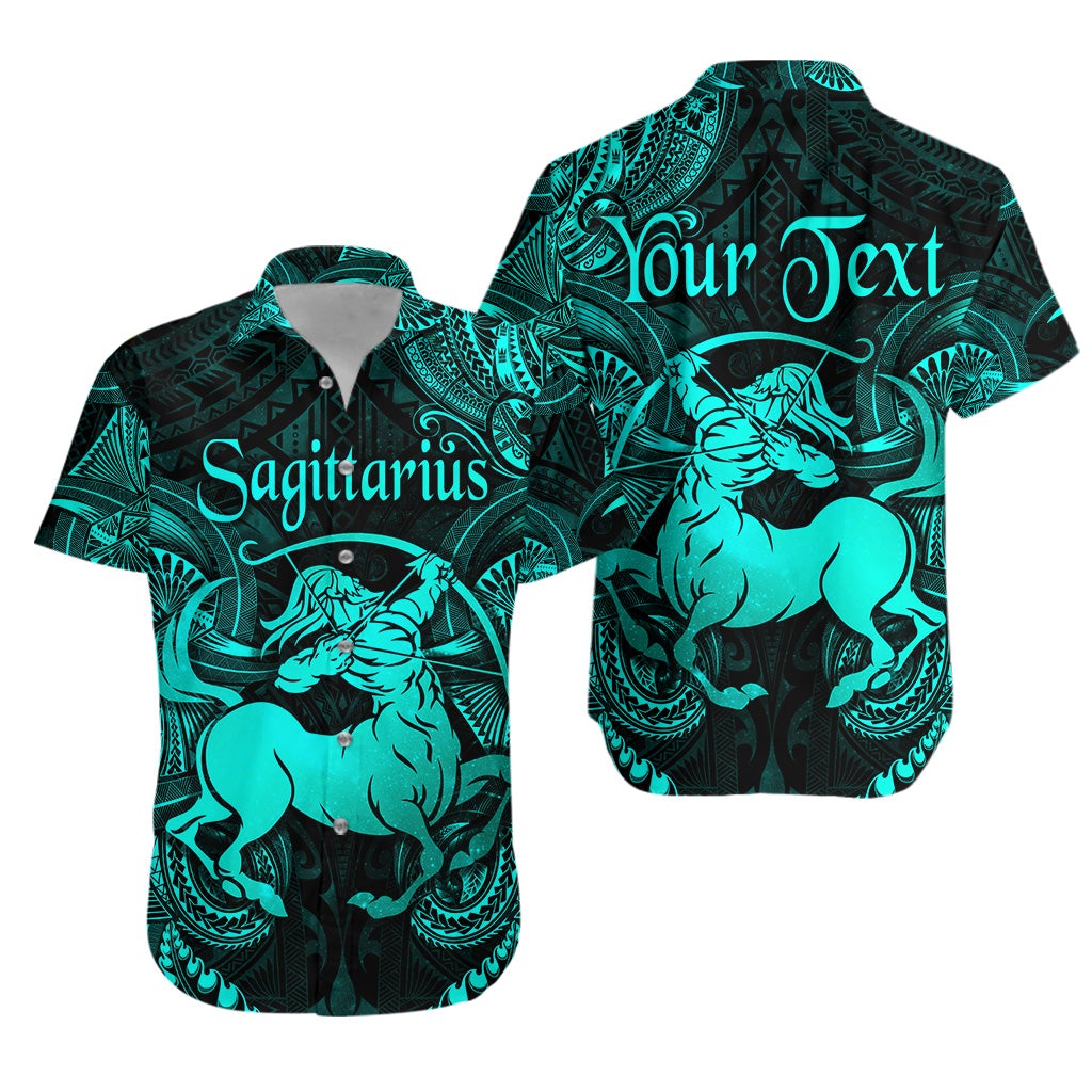 custom-personalised-sagittarius-zodiac-polynesian-hawaiian-shirt-unique-style-turquoise