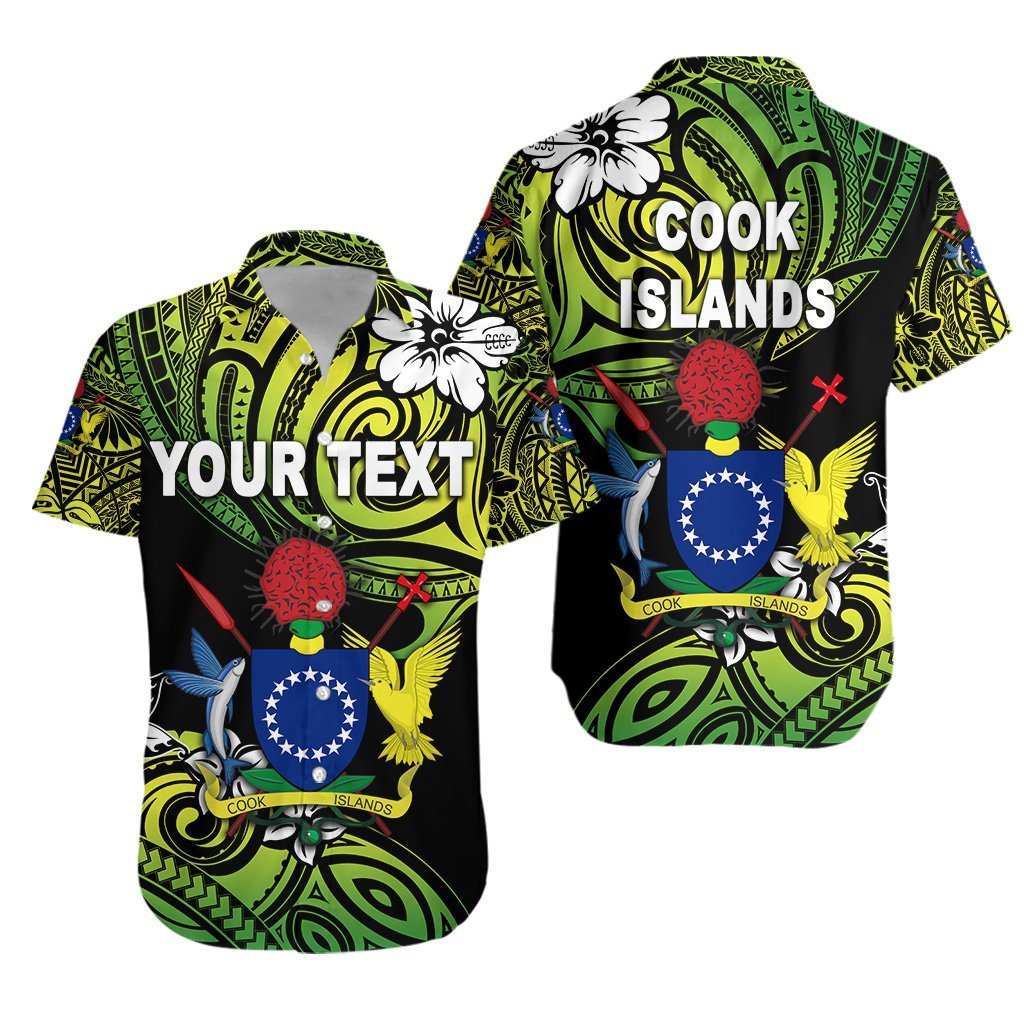 custom-personalised-cook-islands-rugby-hawaiian-shirt-unique-vibes-coat-of-arms-green