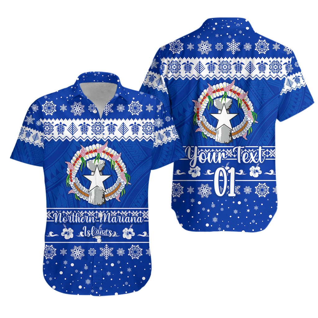 (Custom Personalised) Northern Mariana Islands Christmas Hawaiian Shirt Simple Style LT8 - Wonder Print Shop
