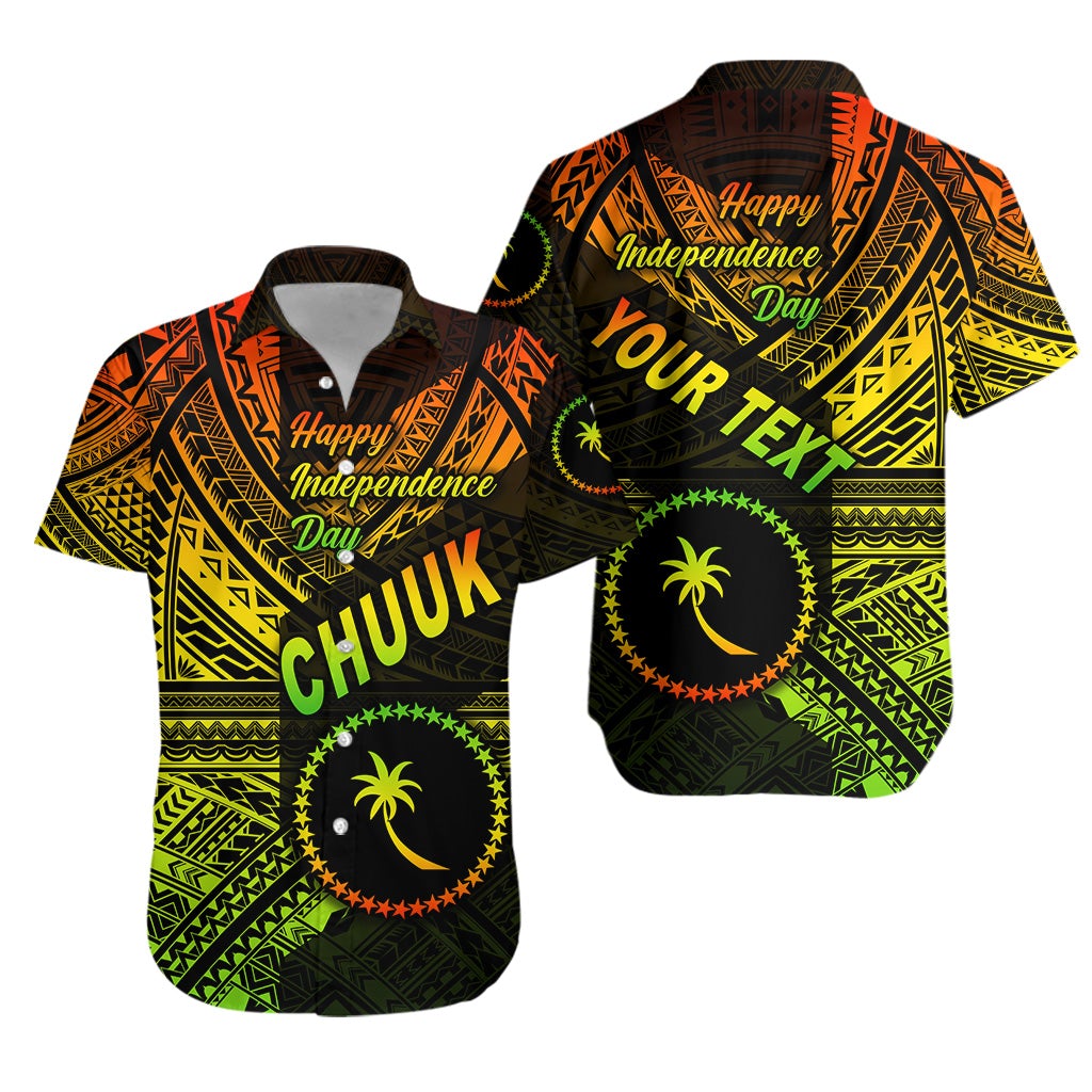 (Custom Personalised) FSM Chuuk Hawaiian Shirt Happy Independence Day Original Vibes - Reggae LT8 - Wonder Print Shop