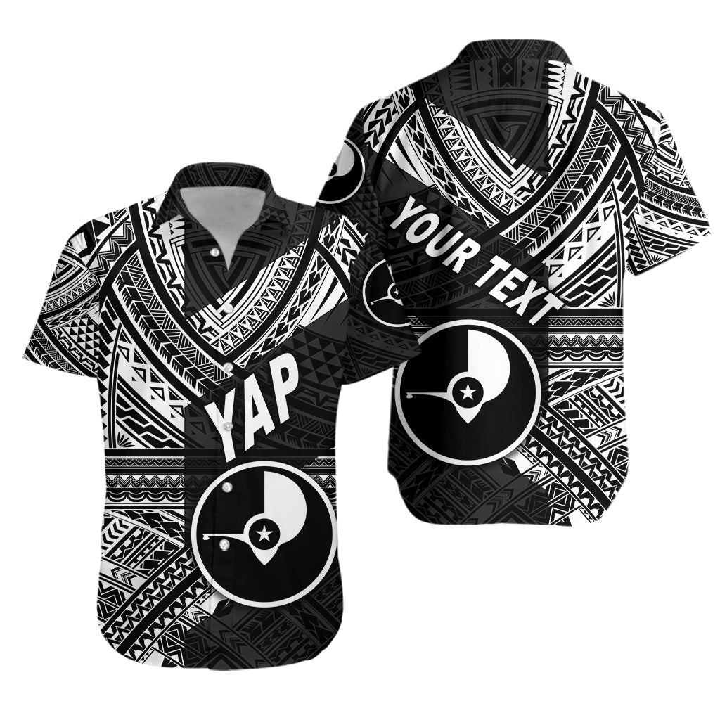 (Custom Personalised) FSM Yap Hawaiian Shirt Original Style - Black LT8 - Wonder Print Shop