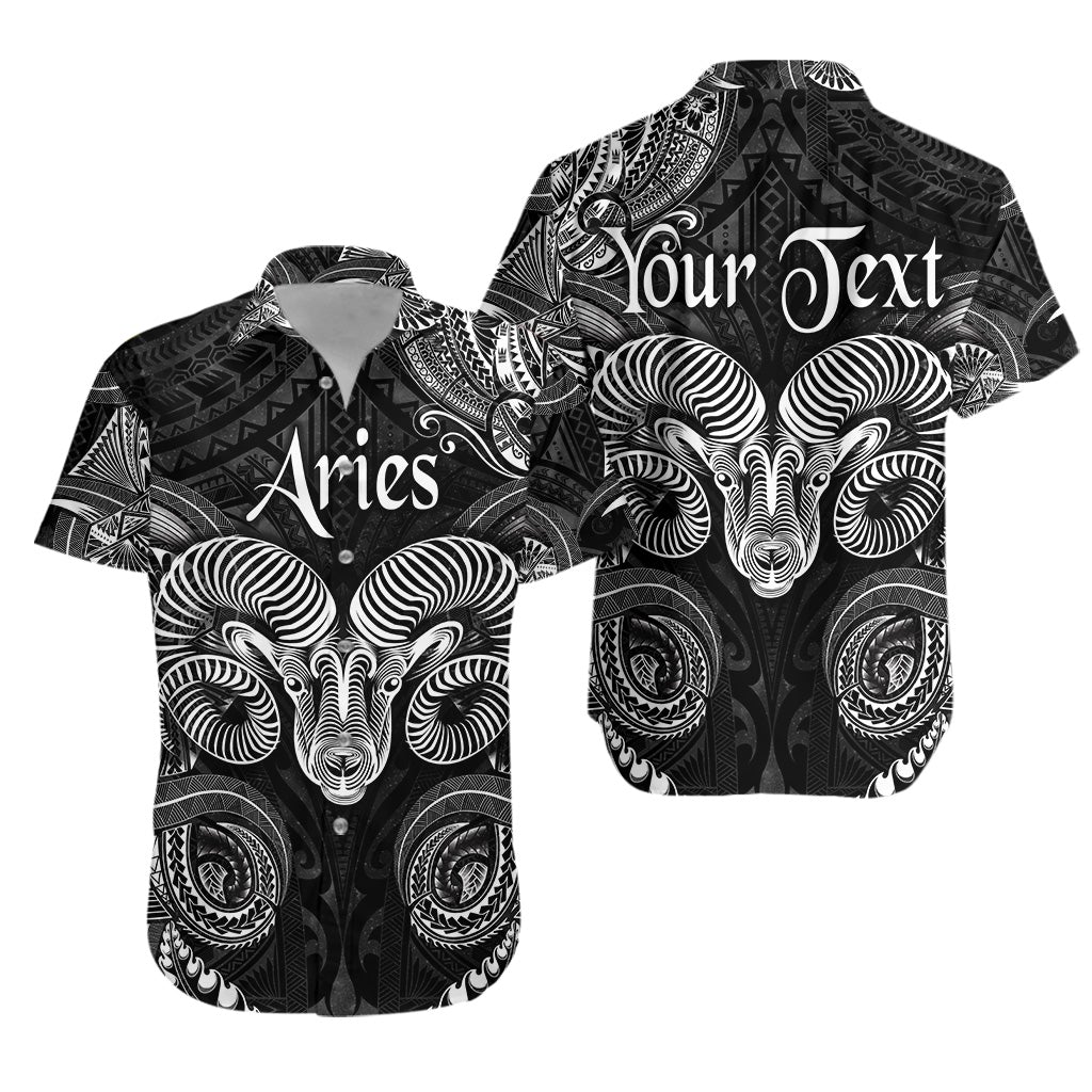 custom-personalised-aries-zodiac-polynesian-hawaiian-shirt-unique-style-black