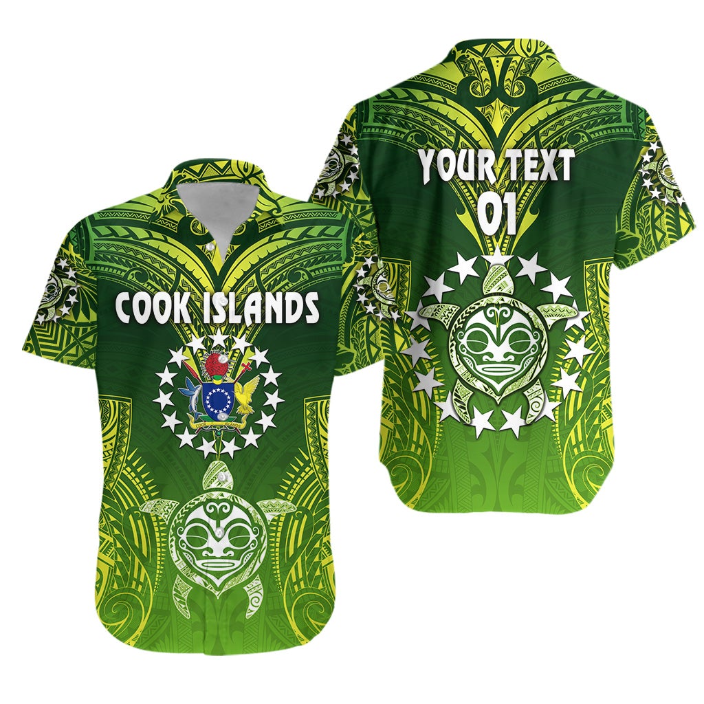 (Custom Personalised Text And Number) Cook Islands Hawaiian Shirt Happy Independence Anniversary LT8 - Wonder Print Shop