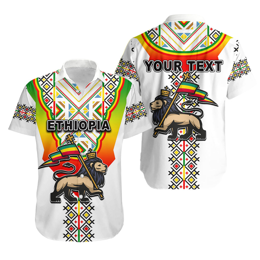 (Custom Personalised) Ethiopia Hawaiian Shirt Reggae Style No.1 LT6 - Wonder Print Shop