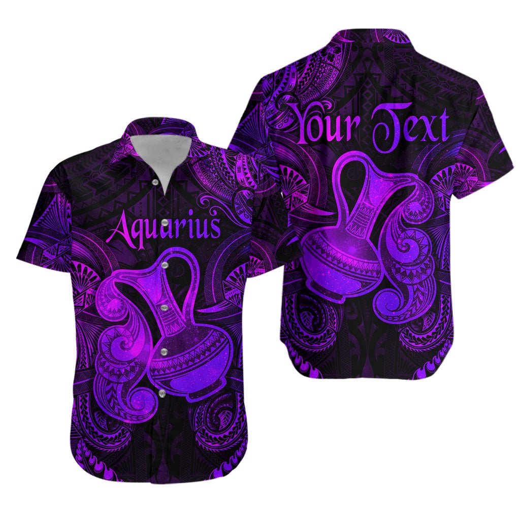 custom-personalised-aquarius-zodiac-polynesian-hawaiian-shirt-unique-style-purple