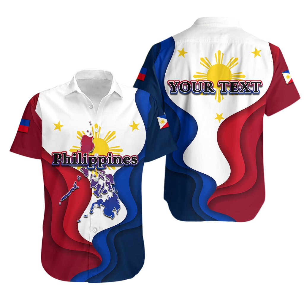 (Custom Personalised) Philippines Hawaiian Shirt Flag Style LT6 - Wonder Print Shop