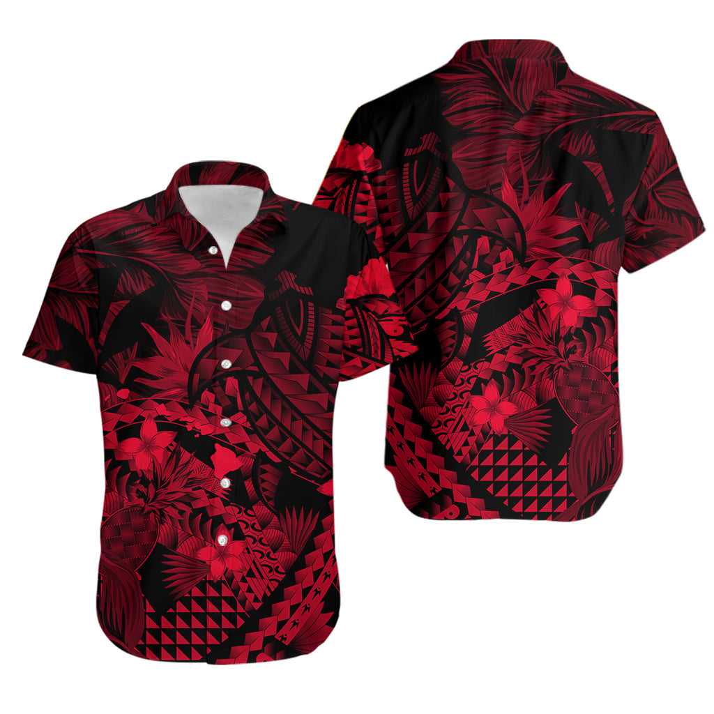 Polynesian Hawaiian With Turrtle Matching Hawaiian Shirt And Dress No.6 LT6 - Wonder Print Shop