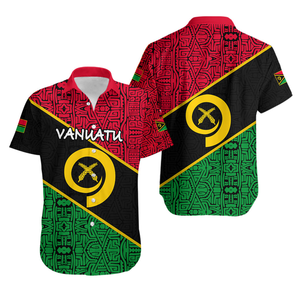 Vanuatu Flag Custom Hawaiian Shirt LT6 - Wonder Print Shop