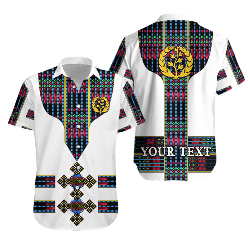 (Custom Personalised) Eritrea Hawaiian Shirt Fancy Tibeb Vibes - Flag Style LT8 - Wonder Print Shop