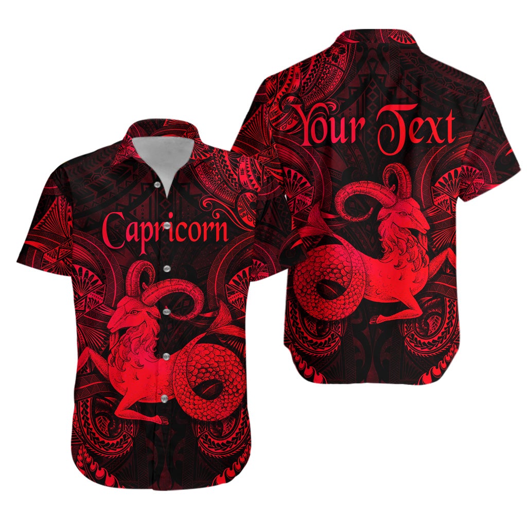 custom-personalised-capricorn-zodiac-polynesian-hawaiian-shirt-unique-style-red
