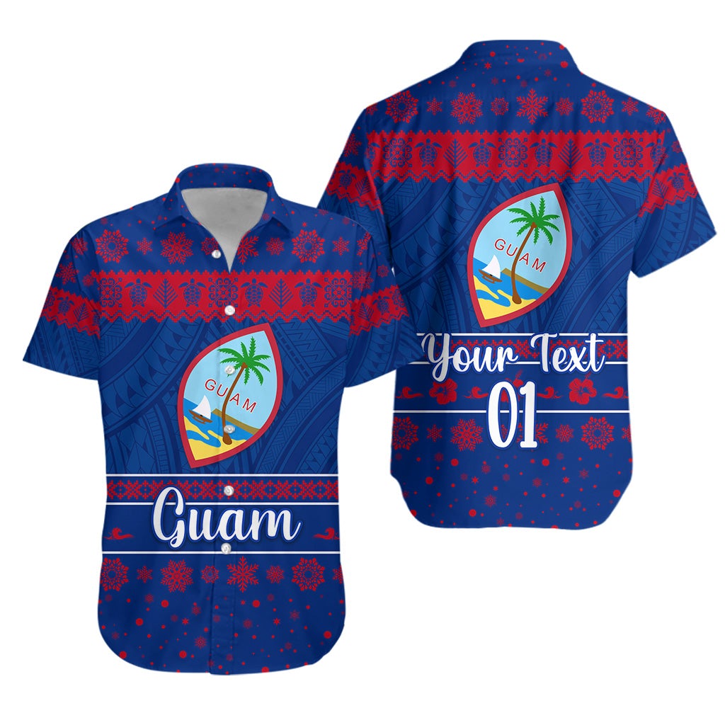 custom-personalised-guam-christmas-hawaiian-shirt-simple-style