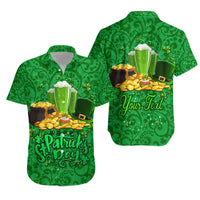 (Custom Personalised) Ireland Happy Saint Patrick's Day Hawaiian Shirt With Shamrock LT8 - Wonder Print Shop
