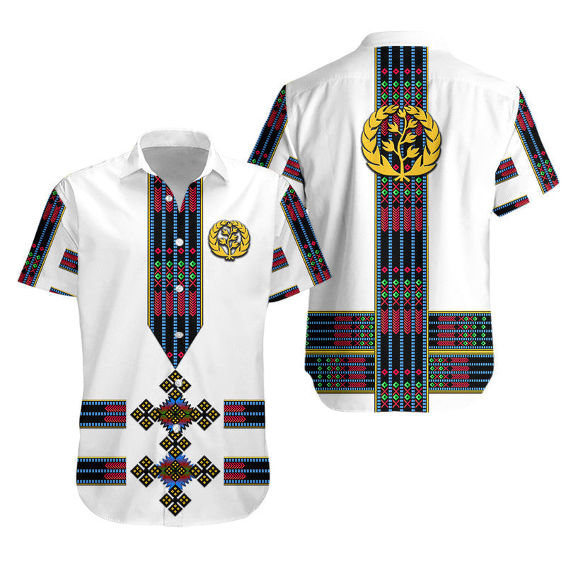 Eritrea Hawaiian Shirt Fancy Tibeb Vibes NO.1 Ver - Flag Style LT8 - Wonder Print Shop