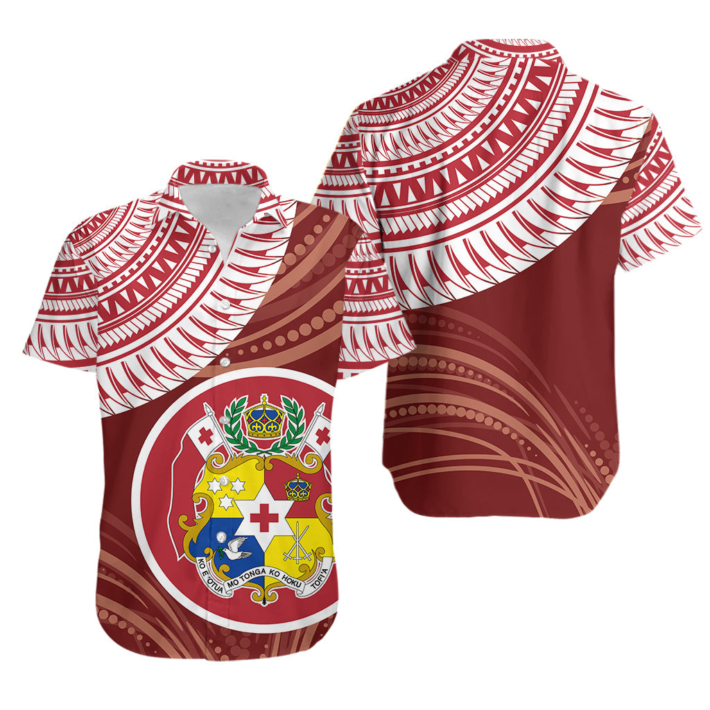Sila Tonga Polynesian Wing Red Matching Hawaiian Shirt And Dress LT6 - Wonder Print Shop