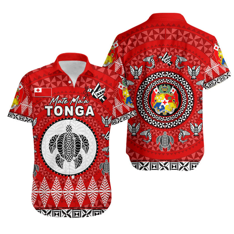 Mate Ma'a Tonga Ngatu Fonu Rugby Matching Hawaiian Shirt And Dress LT6 - Wonder Print Shop