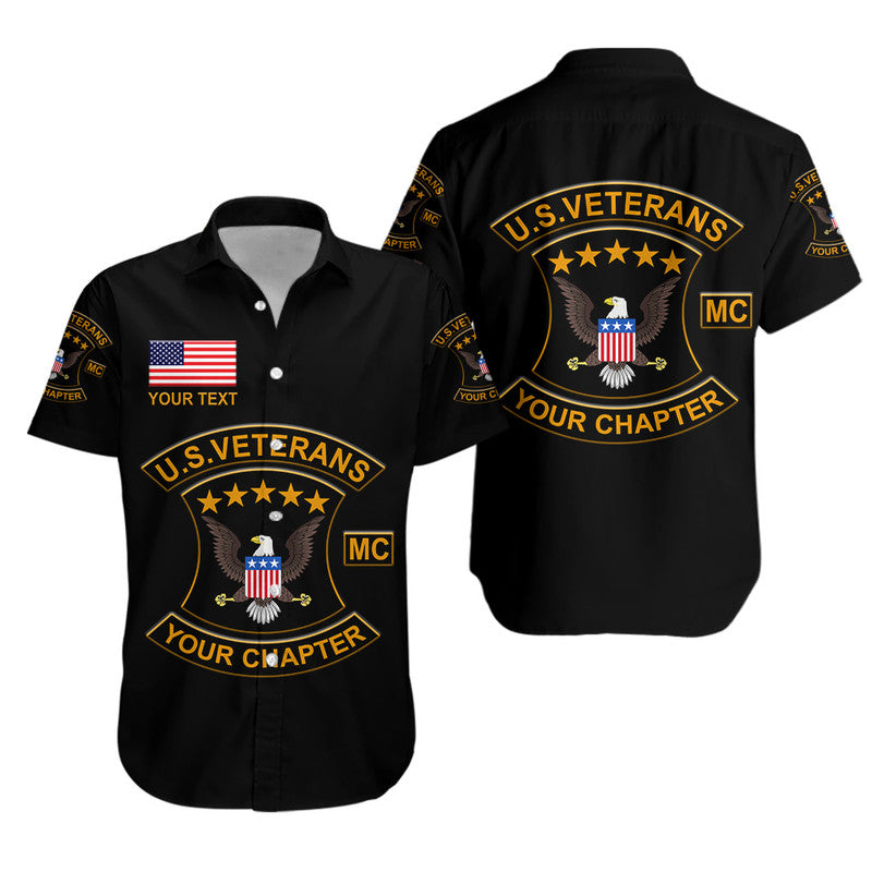 (Custom) U.S. Veterans Motorcycle Club Hawaiian Shirt USVMC Original Style LT8 - Wonder Print Shop