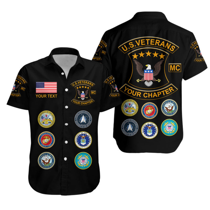 (Custom) U.S. Veterans Motorcycle Club Hawaiian Shirt USVMC Simple Style LT8 - Wonder Print Shop