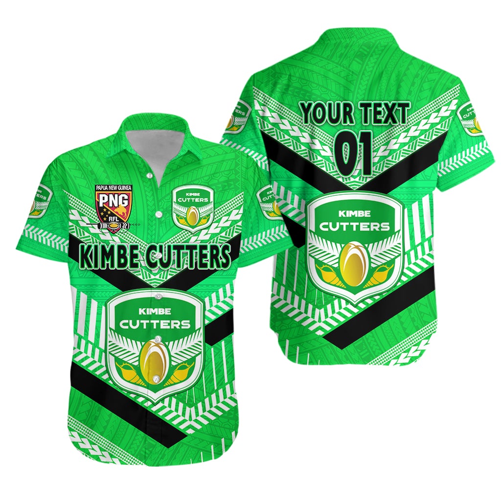 (Custom Personalised) Papua New Guinea Kimbe Cutters Hawaiian Shirt Rugby - Green, Custom Text And Number LT8 - Wonder Print Shop