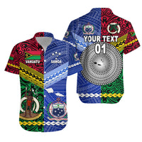 Personalised Samoa Vanuatu Matching Hawaiian Shirt And Dress LT8 - Wonder Print Shop