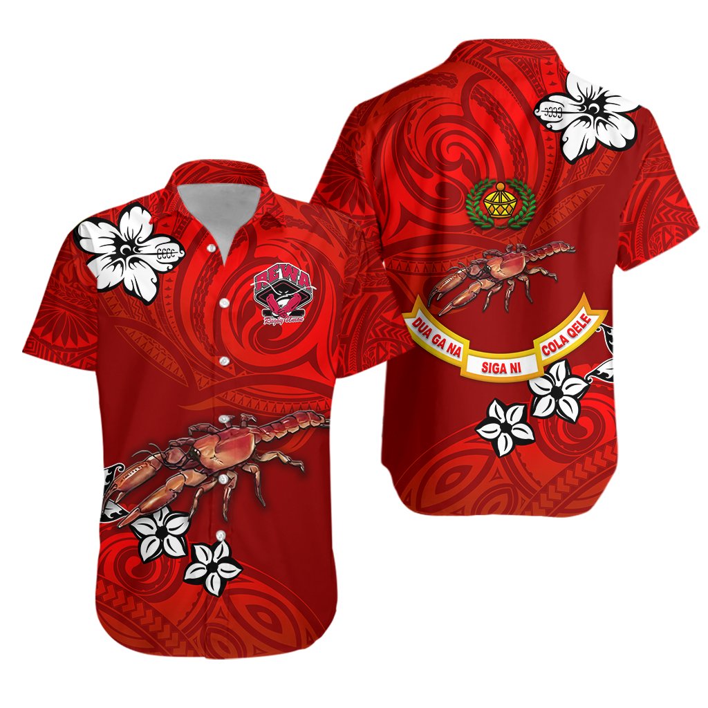 Fiji Rewa Rugby Union Hawaiian Shirt Unique Vibes - Full Red LT8 - Wonder Print Shop