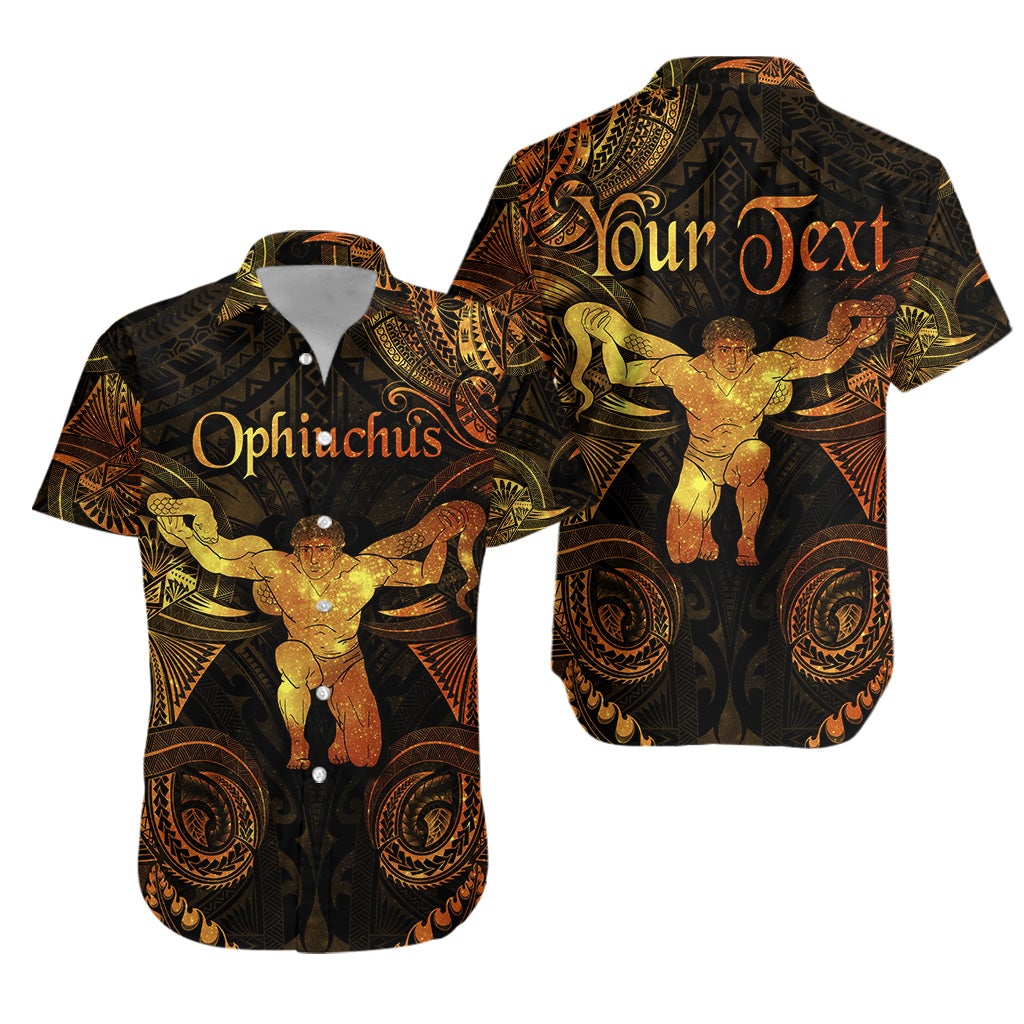 custom-personalised-ophiuchus-zodiac-polynesian-hawaiian-shirt-unique-style-gold
