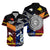 New Zealand Papua New Guinea Matching Hawaiian Shirt And Dress Together Blue LT8 - Wonder Print Shop