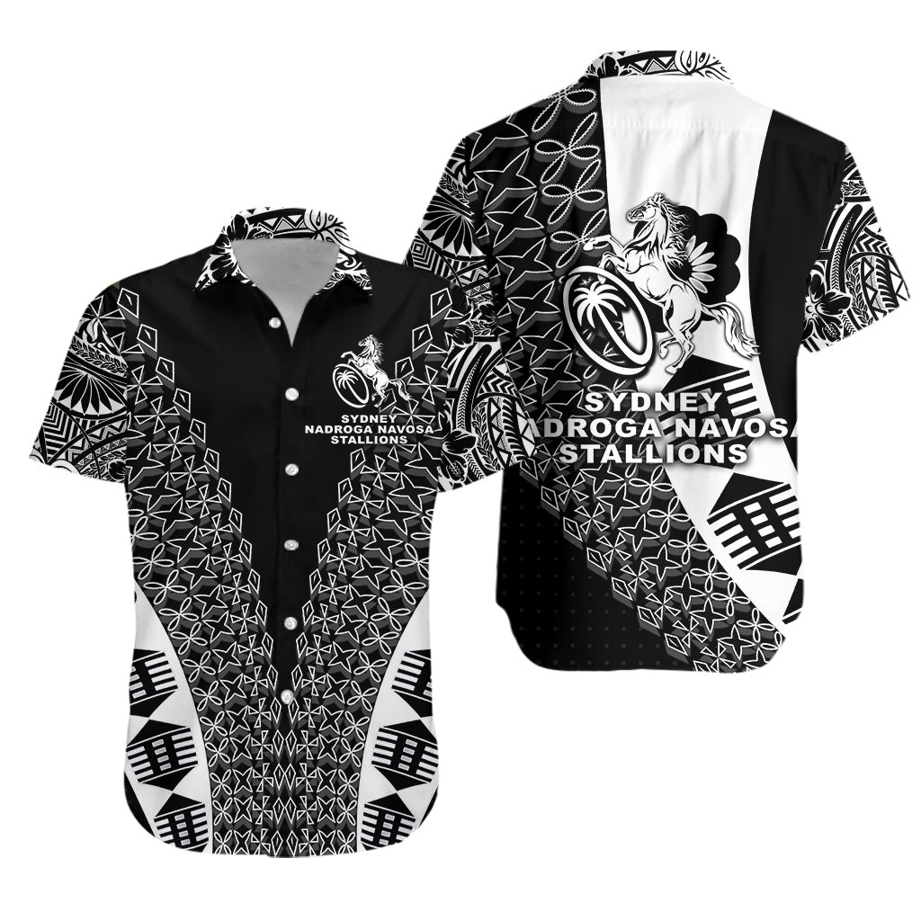 Fiji Rugby Hawaiian Shirt Sydney Nadroga Navosa Stallions Tapa Vibes NO.1 LT8 - Wonder Print Shop