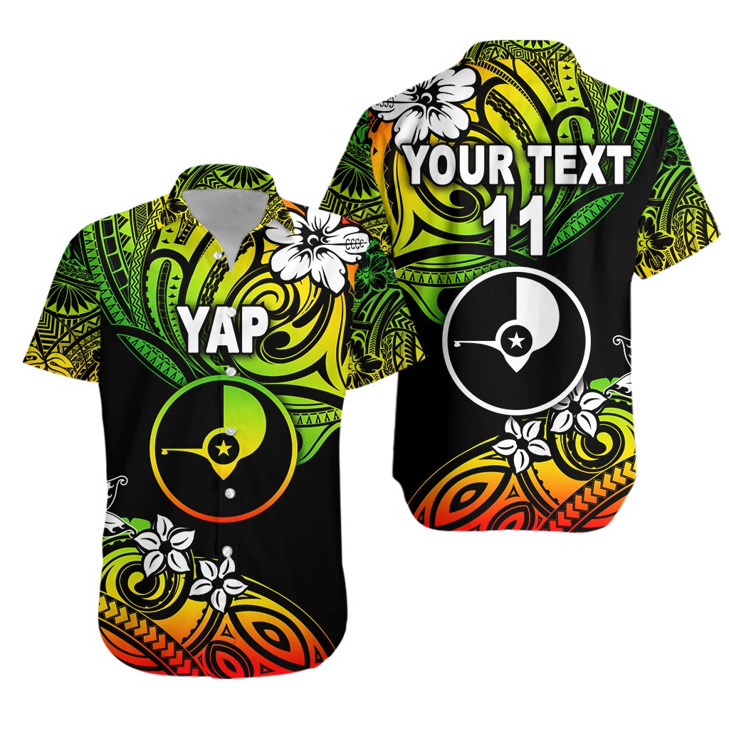 (Custom Personalised) FSM Yap Hawaiian Shirt Unique Vibes - Reggae LT8 - Wonder Print Shop