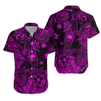 Hawaii Surfing Polynesian Matching Hawaiian Outfits For Couples Unique Style - Pink LT8 - Wonder Print Shop