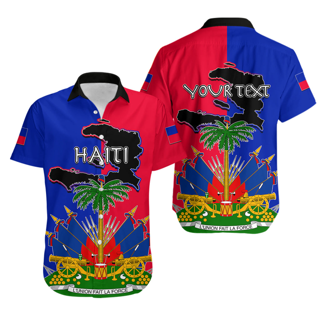 (Custom Personalised) Haiti Hawaiian Shirt Flag Style LT6 - Wonder Print Shop