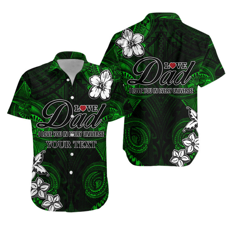 custom-personalised-polynesian-fathers-day-hawaiian-shirt-i-love-you-in-every-universe-green