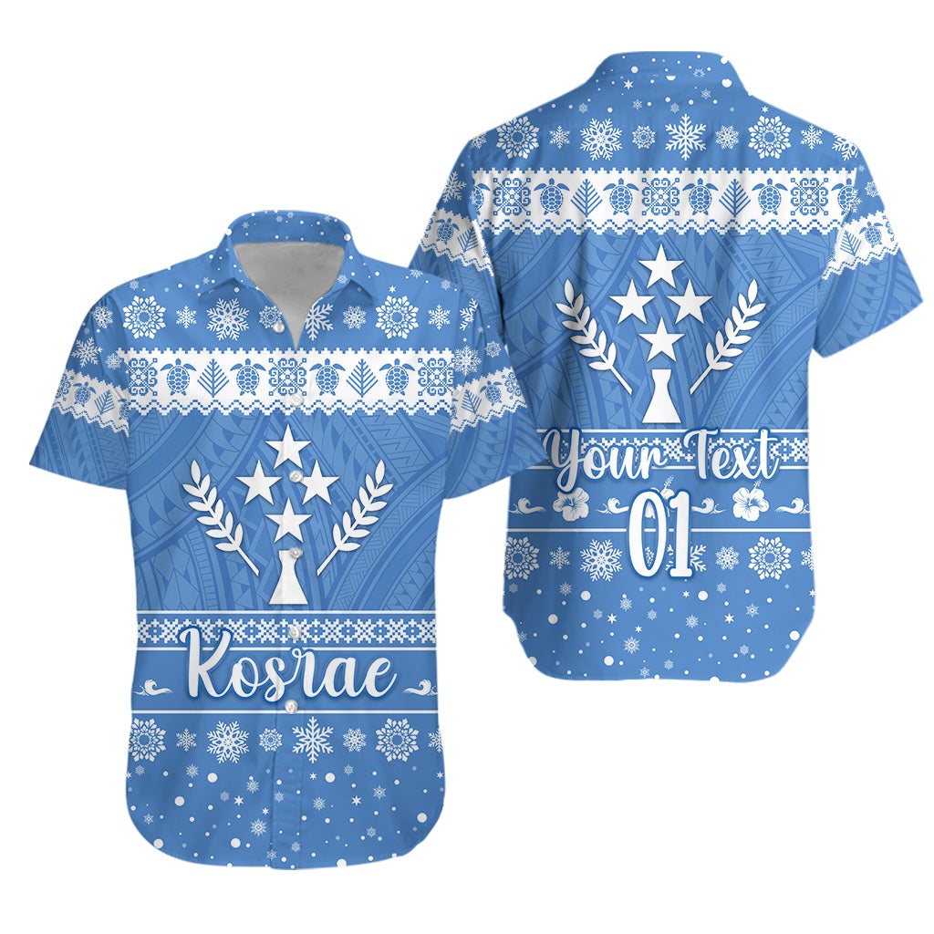 (Custom Personalised) FSM Kosrae Christmas Hawaiian Shirt Simple Style LT8 - Wonder Print Shop