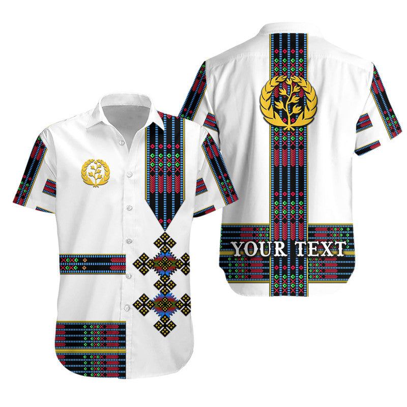 (Custom Personalised) Eritrea Hawaiian Shirt Fancy Simple Tibeb Style - Flag Style LT8 - Wonder Print Shop