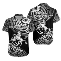 Fiji Rugby Hawaiian Shirt Sydney Nadroga Navosa Stallions Unique Vibes - Black LT8 - Wonder Print Shop