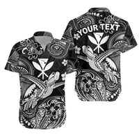 (Custom Personalised) Hawaii Turtle Map Polynesian Hawaiian Shirt Kanaka Maoli Unique Style - Black LT8 - Wonder Print Shop