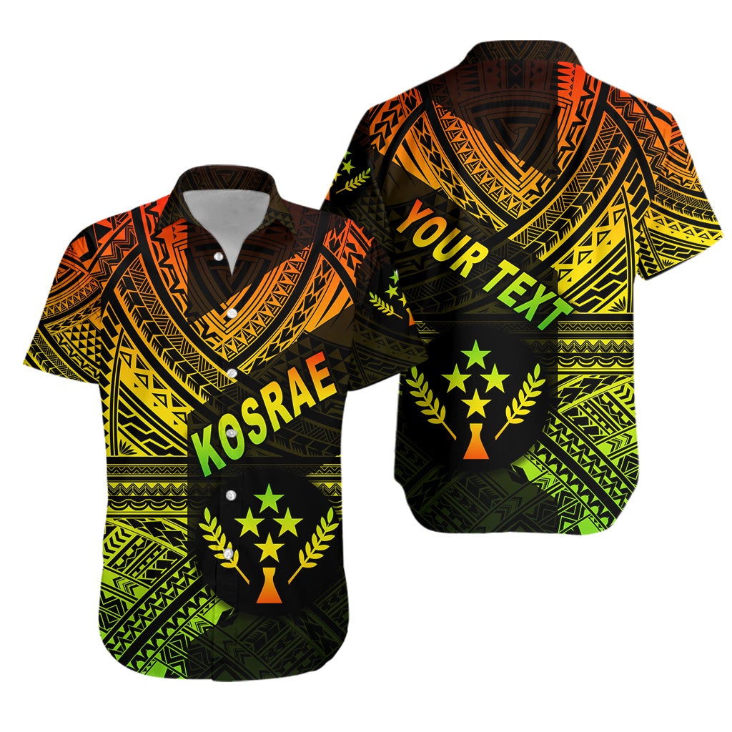 (Custom Personalised) FSM Kosrae Hawaiian Shirt Original Style - Reggae LT8 - Wonder Print Shop