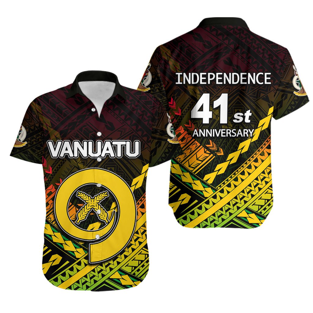 Vanuatu Hawaiian Shirt Independence Day Polynesian Style LT6 - Wonder Print Shop