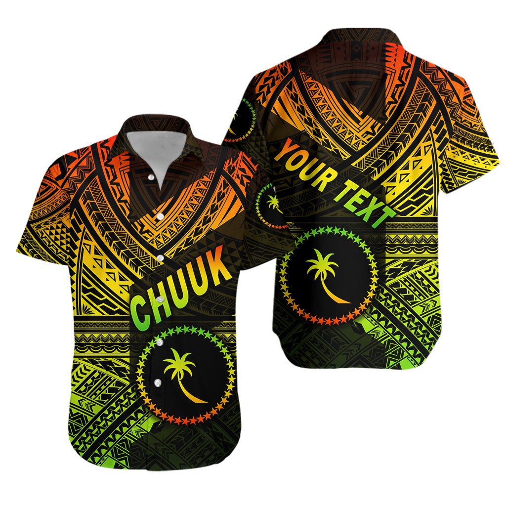 (Custom Personalised) FSM Chuuk Hawaiian Shirt Original Style - Reggae LT8 - Wonder Print Shop