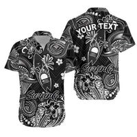 (Custom Personalised) Hawaii Surfing Polynesian Hawaiian Shirt Unique Style - Black LT8 - Wonder Print Shop