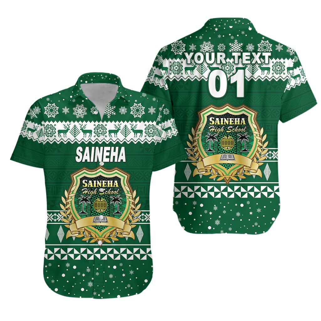 custom-personalised-saineha-high-school-christmas-hawaiian-shirt-simple-style